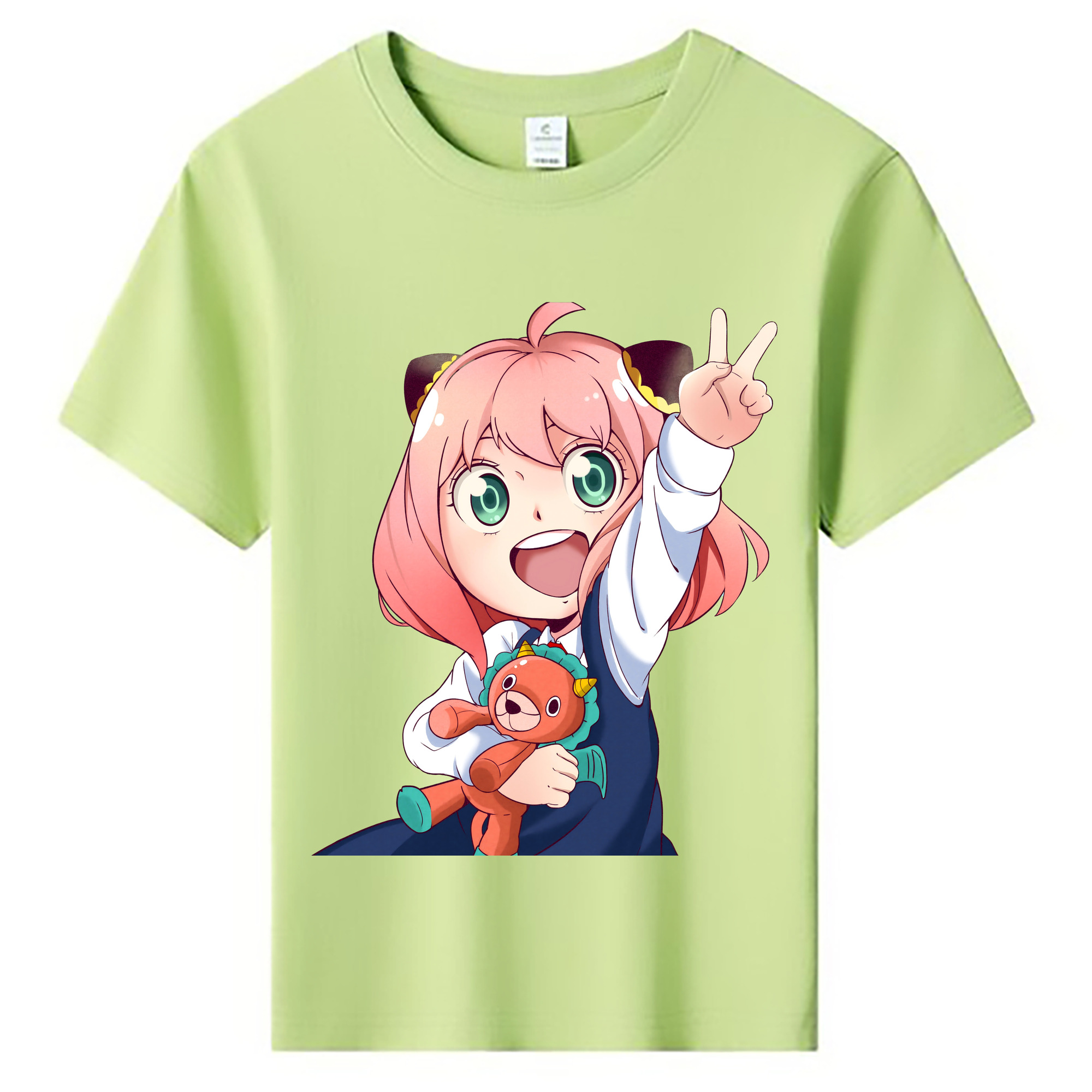 （画像用） SPY×FAMILY间谍家家酒 綿100％キッズTシャツ（フロントプリント）